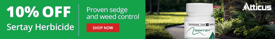 10% Off Atticus Sertay Herbicide - Proven sedge & weed control for southern lawns & landscapes - Shop Now