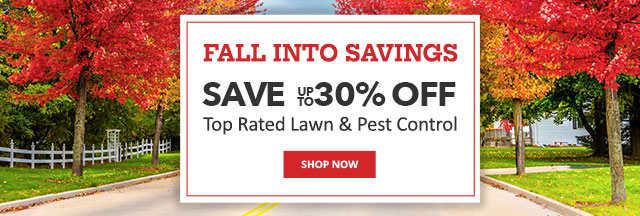 Fall into Savings - Save up to 30% off Top Rated Lawn & Pest Control |SHOP NOW|