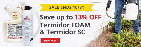 Ends 10/31 - Termidor SC - Termites & Ants don't Stand a chance. Save 13% off |SHOP NOW|