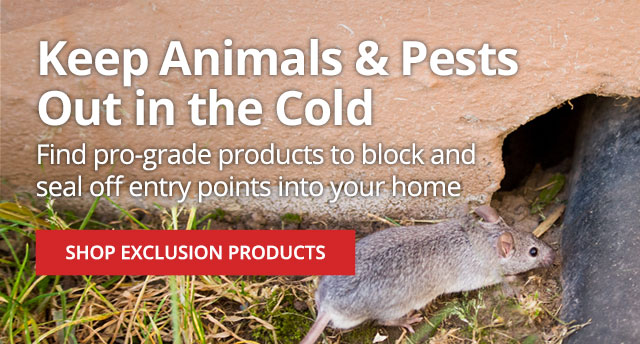 Keep Animals & Pest Out in the Cold - Find pro-grade products to block and seal off entry points into your home - Shop Exclusion Products