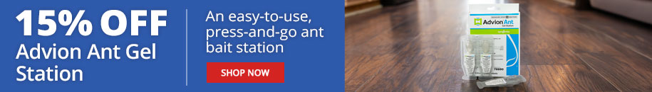 15% OFF Advion Ant Gel Station An easy-to-use, press-and-go ant bait station - SHOP NOW