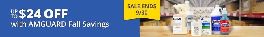 Sale Ends 9/30 – Up to $24 Off with AMGUARD Fall Savings