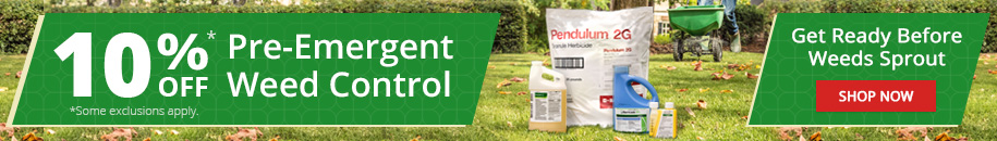 Fall Weed Prevention Starts Now -&nbsp;10% Off Pre-Emergent Weed Control
