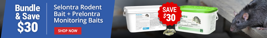 Bundle and Save $30 on Selontra Rodent Bait and Prelontra Monitoring Baits - Shop Now