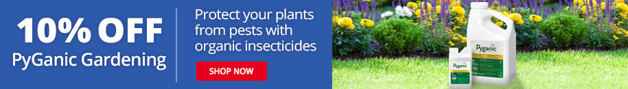 Save 10% on PyGanic Gardening -Protect your plants from pests with organic insecticides