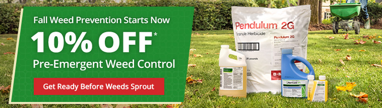 Fall Weed Prevention Starts Now &ndash; 10% Off Pre-Emergent Weed Control
