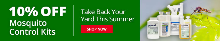 10% OFF Mosquito Control Kits - Take Back Your Yard This Summer - Shop Now
