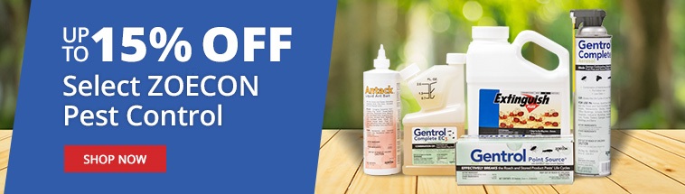 Up to 15% off select ZOECON Pest Control - Shop Now