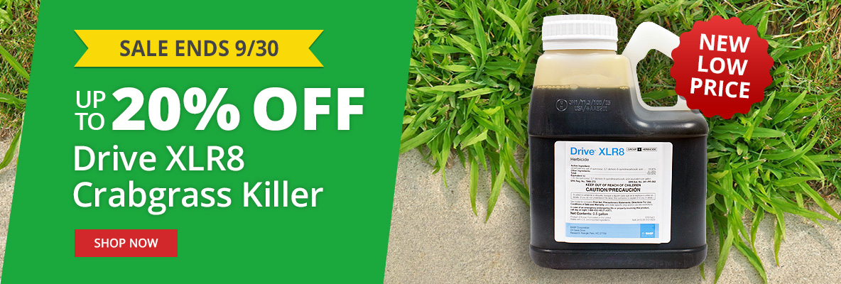 Sale Ends 9/30 - UP TO 20% Off Drive XLR8 Crabgrass Killer. Fast, Effective Crabgrass Control - Shop Now