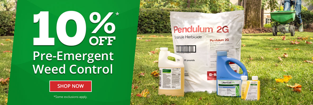 10% Off* Pre-Emergent Weed Control - Some Exclusions Apply - Shop Now