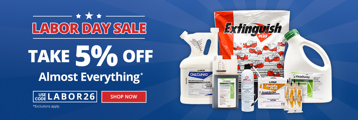 Labor Day Sale - Take 5% Off Almost Everything* - Use Code: LABOR26 *see exclusions