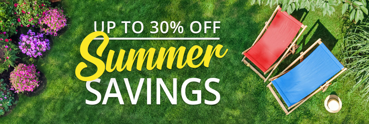 Up to 30% Off Summer Savings