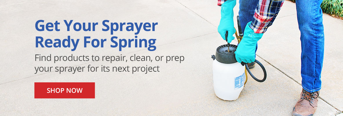 Get Your Sprayer Ready for Spring with Maintenance & Cleaners