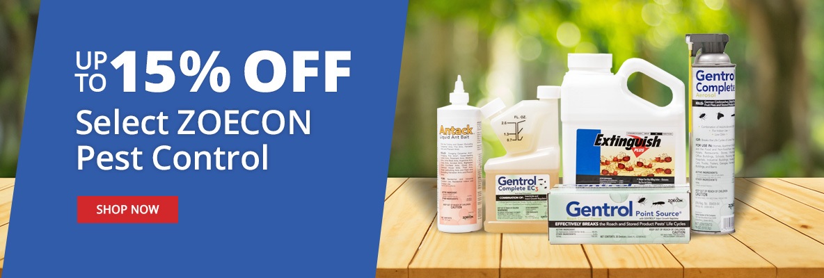 Up to 15% off select ZOECON Pest Control - Shop Now