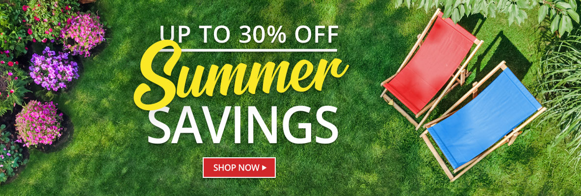 Up to 30% Off Summer Savings -Shop Now