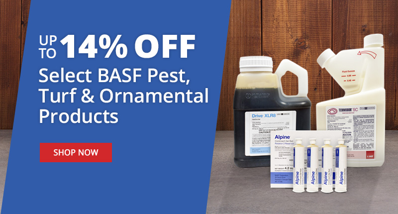 Up to 14% Off Select BASF Pest, Turf & Ornamental - SHOP NOW
