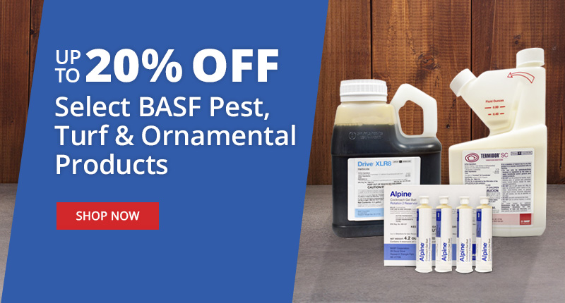 Up to 20% Off Select BASF Pest, Turf & Ornamental - SHOP NOW