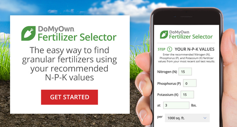 DoMyOwn Fertilizer Selector Tool -Get Started