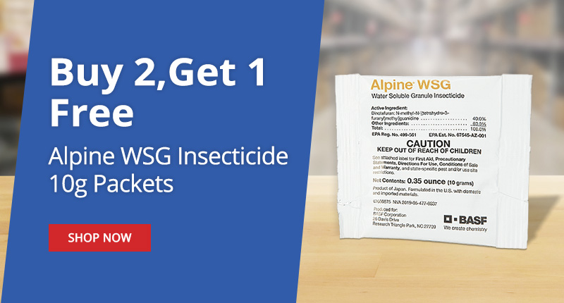 Buy 2, Get 1 Free Alpine WSG Insecticide 10g Packets - Shop Now