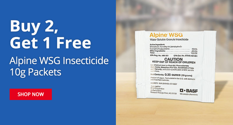 Buy 2, Get 1 Free Alpine WSG Insecticide 10g Packets - Shop Now