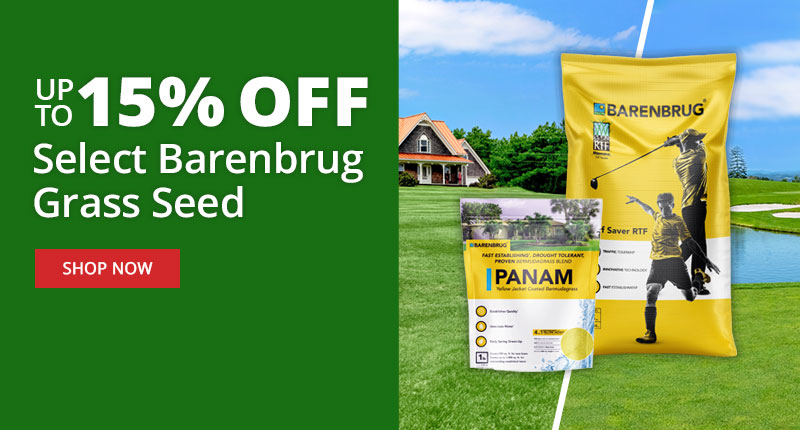 Up to 15% Off Select Barenbrug Grass Seed - Shop Now