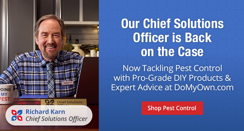 Our Chief Solutions Officer is Back on the Case -Now Tackling Pest Control with Pro-Grade DIY Products & Expert Advice at DoMyOwn.com -Shop Pest Control