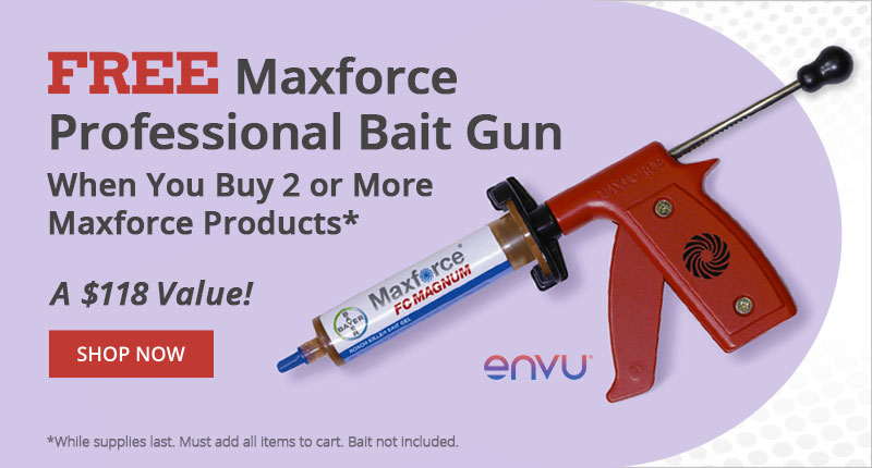 Get a FREE Maxforce Professional Bait Gun When You Buy 2 or More Maxforce Products (must add all items to the cart)