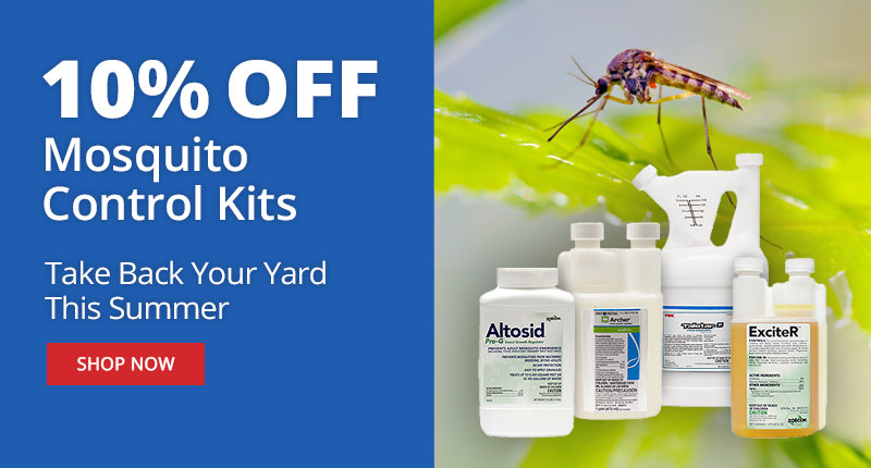 10% Off Mosquito Control Kits -Take Back Your Yard This Summer - Shop Now