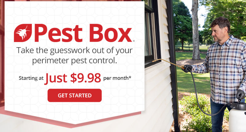 Pest Box- Take the guesswork out of perimeter pest control- starting at $9.98 per month*