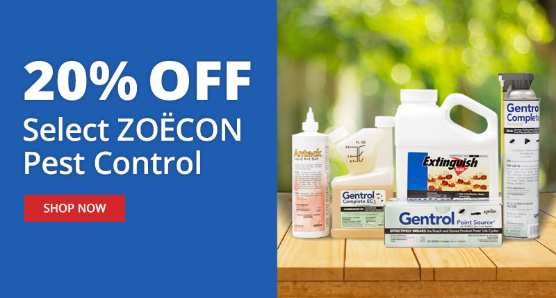 20% Off select Zoecon pest control