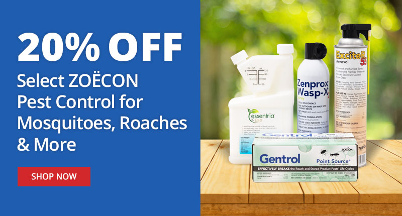 20% Off Select ZoeCon Pest Control for Mosquitoes, Roaches, & More