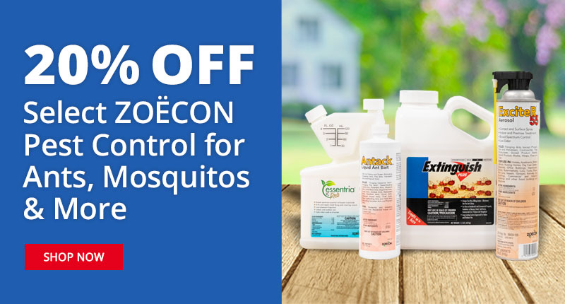 Save 20% on Zoecon Pest Control for Ants, Mosquitos & More