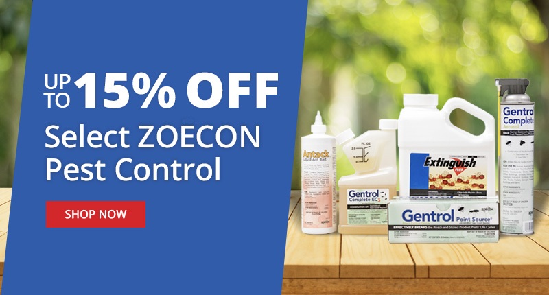 Up to 15% off select ZOECON Pest Control - Shop Now