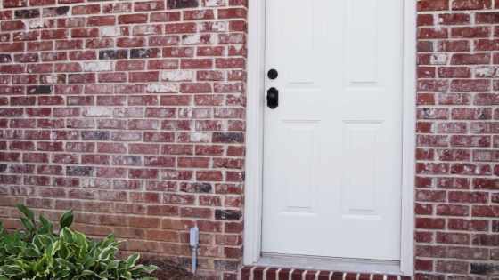 Image of the exterior door of a house