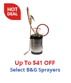 Hot Deal - Up to $41 off select B&G sprayers