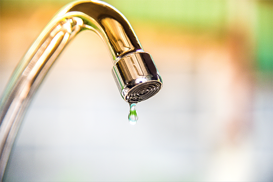 Image of a dripping faucet