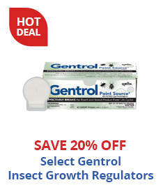 Save 20% Off select Gentrol Insect Growth Regulators