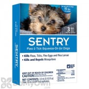 Sentry Flea and Tick Squeeze On for Dogs
