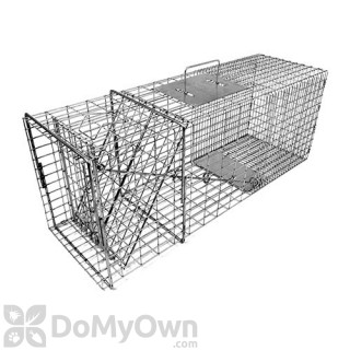 image of Tomahawk Live Trap for Raccoon/Feral Cat Sized Animals - Model 108