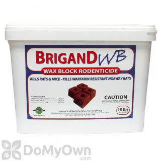 image of Brigand WB Wax Block Rodenticide