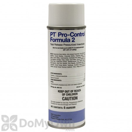 PT Pro-Control Formula 2 Total Release Pressurized Insecticide CASE