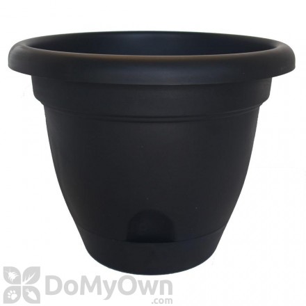 Bloem Lucca Planter 10 in. Black