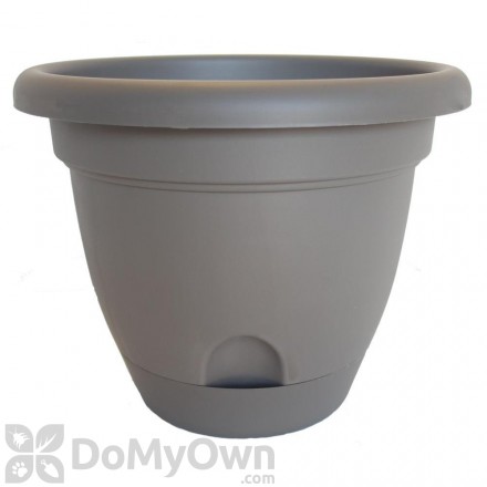 Bloem Lucca Planter 10 in. Peppercorn