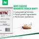 Magnetic Roach Bait