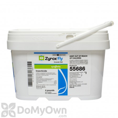 Zyrox FLY Granular Bait CASE (4 x 4 lb pails)