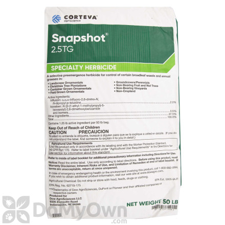 Snapshot 2.5 TG Herbicide - 50 lbs.