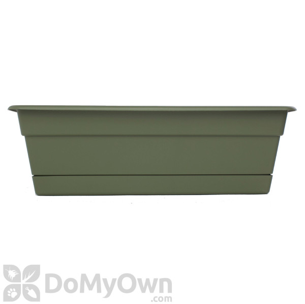 Bloem Dura Cotta Window Box 24 in. Living Green