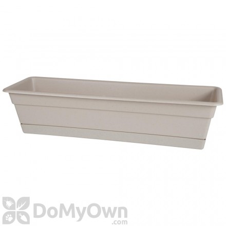 Bloem Dura Cotta Window Box 18 in. Taupe