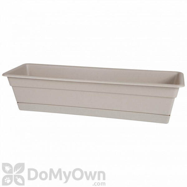Bloem Dura Cotta Window Box 18 in. Taupe