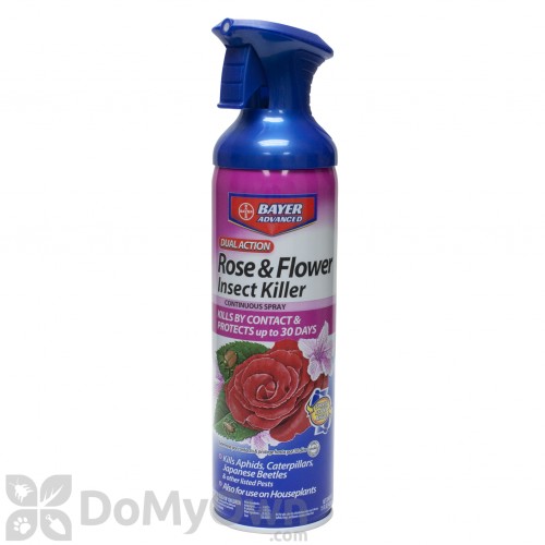 Bayer Dual Action Rose and Flower Insect Killer Continuous Spray 15 oz ...